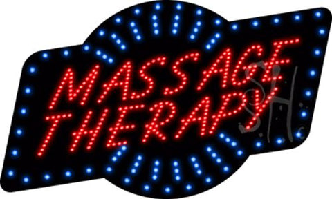 Massage Therapy Animated LED Sign 18