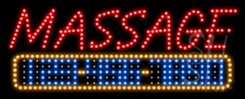 Massage Therapy Animated LED Sign 13