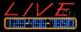Live Music Animated LED Sign 13" Tall x 32" Wide x 1" Deep