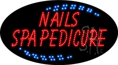 Nails Spa Pedicure Animated LED Sign 15