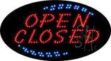 Open Closed Animated LED Sign 15" Tall x 27" Wide x 1" Deep
