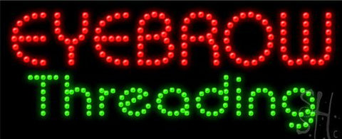 Eyebrow Threading LED Sign 11