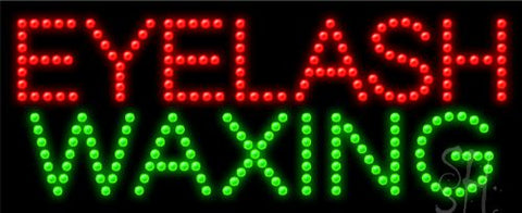 Eyelash Waxing LED Sign 11