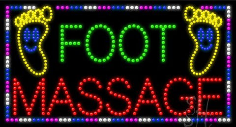 Foot Massage LED Sign 20