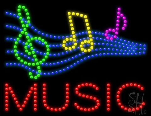 Music LED Sign 20