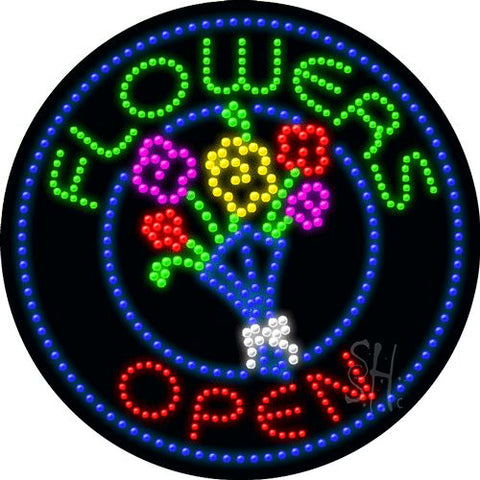 Flowers LED Sign 26
