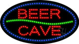 Beer Cave LED Sign 15" Tall x 27" Wide x 1" Deep