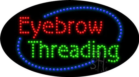 Eyebrow Threading LED Sign 15