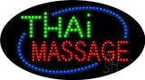 Thai Massage LED Sign 15" Tall x 27" Wide x 1" Deep