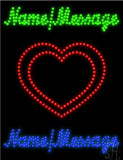 Custom Heart LED Sign 26" Tall x 20" Wide x 1" Deep