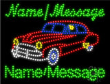 Custom Car LED Sign 20" Tall x 26" Wide x 1" Deep