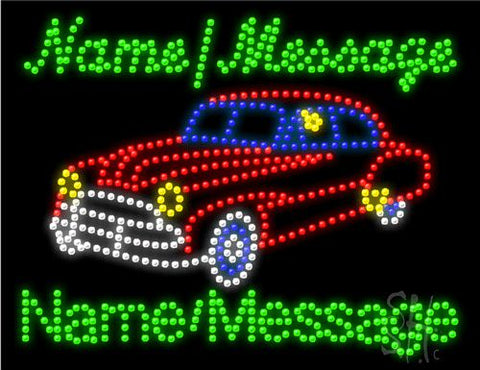 Custom Car LED Sign 20