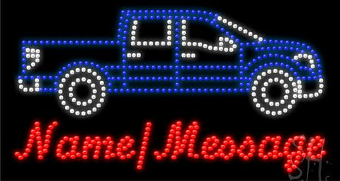 Custom Car 2 LED Sign 17