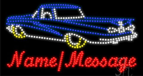 Custom Car 3 LED Sign 17