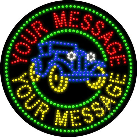 Custom Car LED Sign 26
