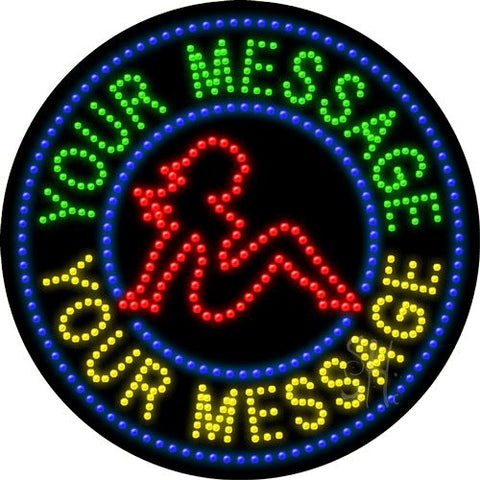 Custom Girl LED Sign 26