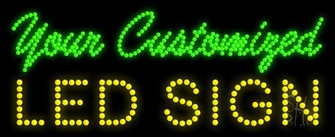 Custom Yellow Led Sign 11