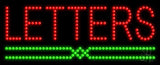 Custom Green Lines Led Sign 11" Tall x 27" Wide x 1" Deep