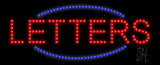 Custom Blue Decostyle Led Sign 11" Tall x 27" Wide x 1" Deep