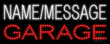 Custom Red Garage Led Sign 11" Tall x 27" Wide x 1" Deep