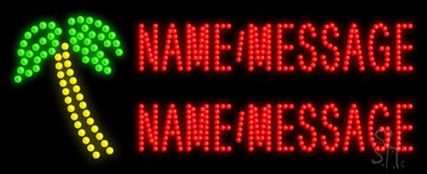 Custom Palm Tree Led Sign 11