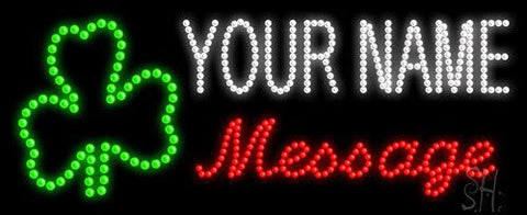 Custom Shamrock Led Sign 11