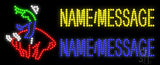Custom Bullrider Led Sign 11" Tall x 27" Wide x 1" Deep