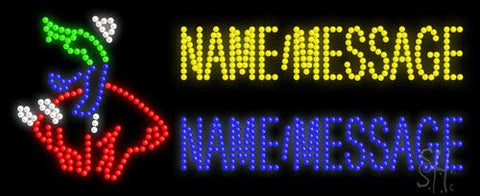 Custom Bullrider Led Sign 11