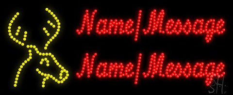 Custom Deer Led Sign 11