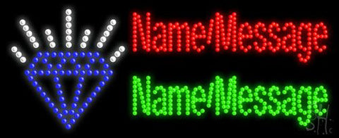 Custom Diamond Led Sign 11