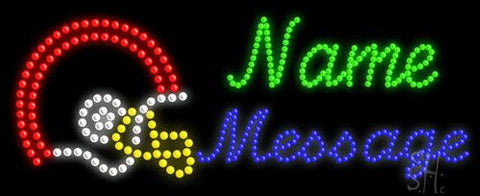 Custom Helmet Led Sign 11