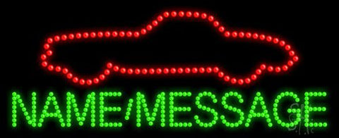Custom Red Car Logo Led Sign 11