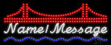 Custom Bridge Led Sign 11" Tall x 27" Wide x 1" Deep