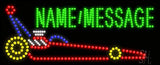 Custom Dragster Led Sign 11" Tall x 27" Wide x 1" Deep