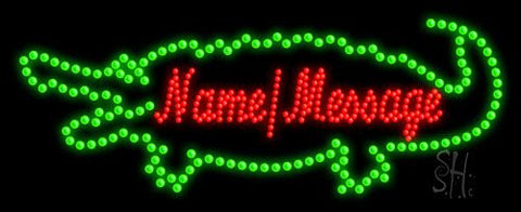 Custom Crocodile Led Sign 11