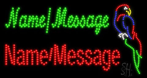 Custom Parrot Led Sign 17