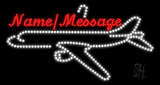 Custom Aeroplane Led Sign 17" Tall x 32" Wide x 1" Deep
