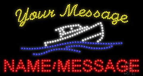 Custom Ship Led Sign 17