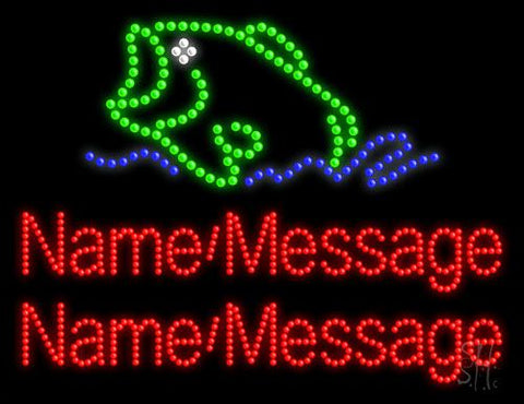 Custom Fish Led Sign 20