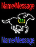 Custom Horse Race Led Sign 20" Tall x 26" Wide x 1" Deep