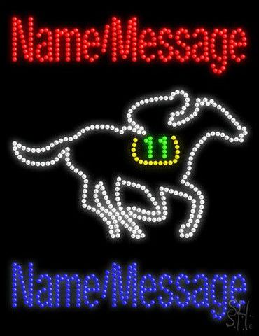 Custom Horse Race Led Sign 20
