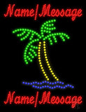 Custom Palm Tree 1 Led Sign 20" Tall x 26" Wide x 1" Deep