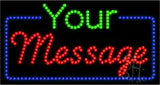 Custom Animated Led Sign 17" Tall x 32" Wide x 1" Deep