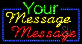 Custom 2 Lines Animated Led Sign 17