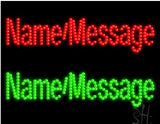Custom 2 Lines Animated Led Sign 20" Tall x 26" Wide x 1" Deep