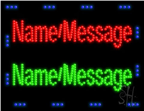 Custom Animated Border Led Sign 20
