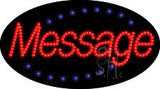 Custom Deco Style Animated Led Sign 15" Tall x 27" Wide x 1" Deep