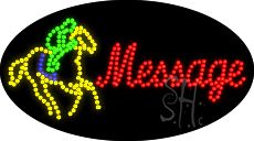 Custom Horse Rider Animated Led Sign 15