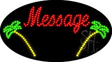 Custom Beach Swing Animated Led Sign 15