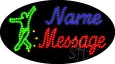 Custom Man Bowling Animated Led Sign 15